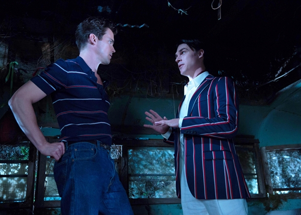 Matt Bomer as Andy and Finn Wittrock as Dandy Mott in American Horror Story: Freak Show