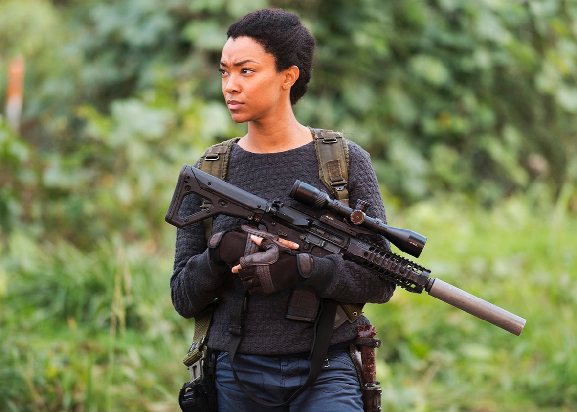 Sonequa Martin-Green as Sasha.