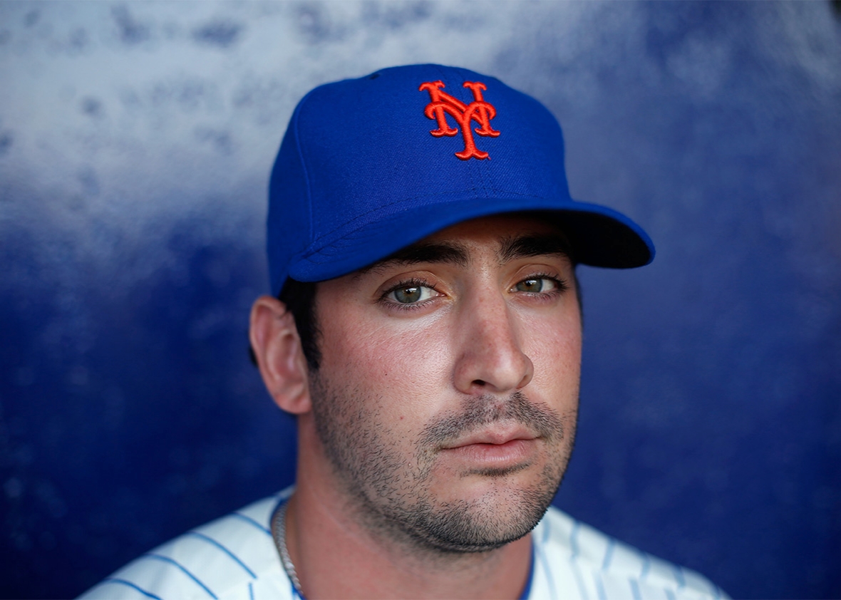 Matt Harvey #33 of the New York Mets.