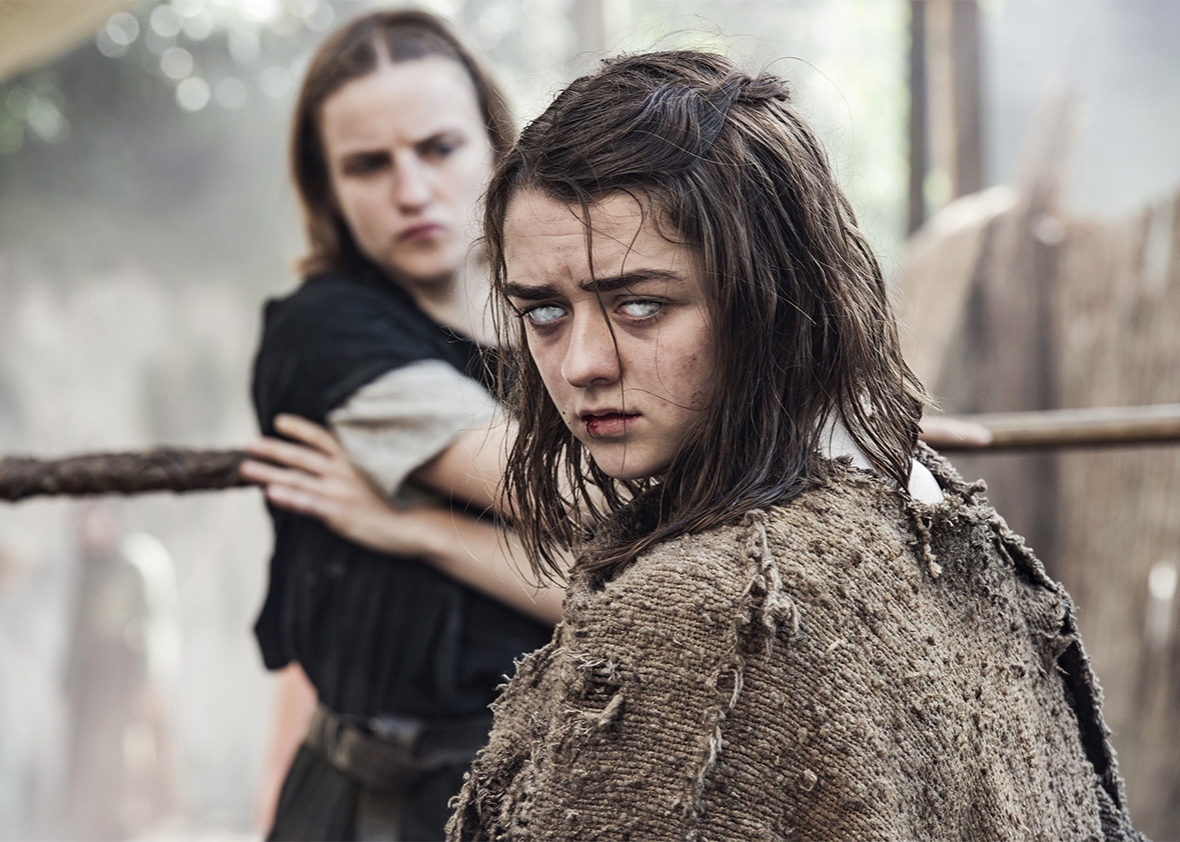 Faye Marsay, Maisie Williams. 