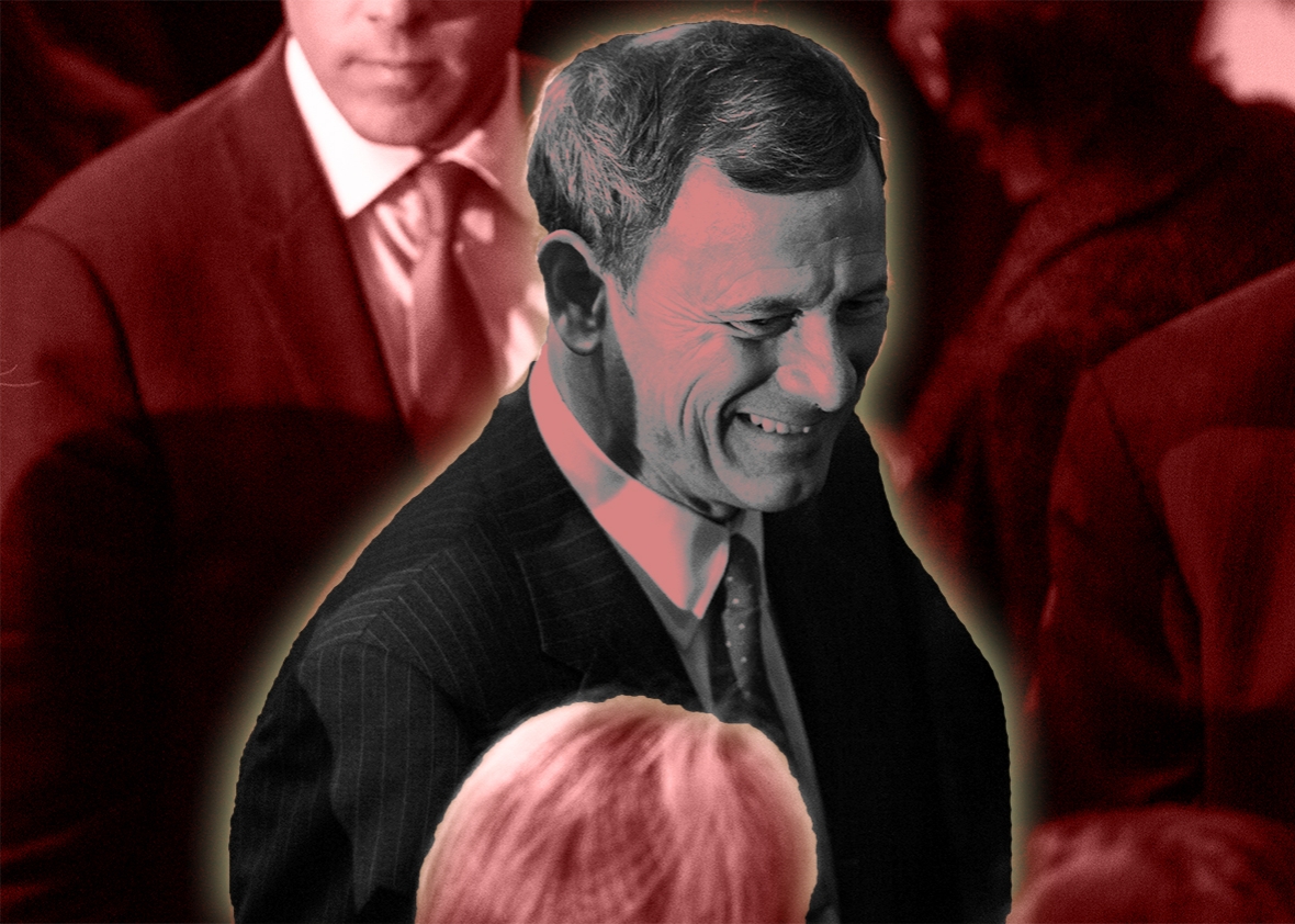 Chief Justice of the Supreme Court John Roberts Jr. leaves the Inaugural Luncheon in Statuary Hall on Inauguration day at the U.S. Capitol building January 21, 2013 in Washington D.C.  U.S. President Barack Obama was ceremonially sworn in for his second term today.