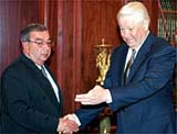 Primakov with Yeltsin