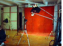 The studio before the subject