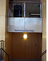 The radiation oncology department