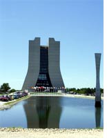 The Fermilab high-rise and the reflecting pool