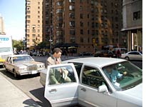 Mark Whitaker leaving for a meeting