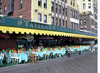 The restaurant where we ate the smoked fish platter 