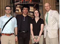 Jonathan Goldstein, Eric Bogosian, Sarah Vowell, and me