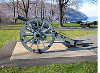 One of many a cannon at Trophy Point, USMA