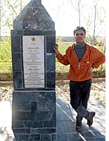 Noori, IWPR's office manager, in Qala-i-Jangi