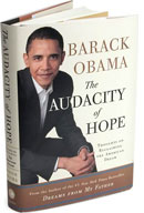 The Audacity of Hope by Barack Obama.