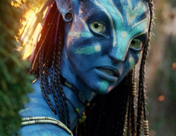 Zoe Saldana as Neytiri in Avatar. Click image to expand.