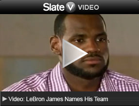 Video: LeBron James Names His Team. Click to launch video player.