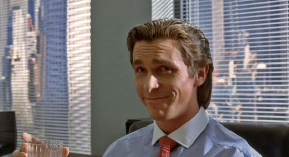 Christian Bale as Patrick Bateman in &quot;American Psycho&quot;