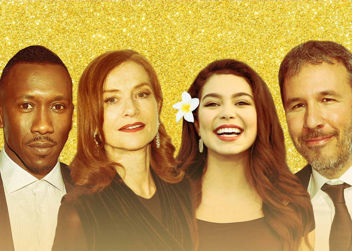 Mahershala Ali, Isabelle Huppert, Auli&rsquo;i Cravalho, and Denis Villeneuve.