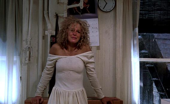 Glenn Close in Adrian Lyne's Fatal Attraction.