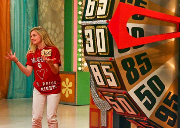 Drew Carey hosting The Price Is Right