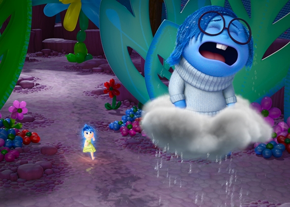 Inside Out. Pictured (L-R): Joy, Sadness.