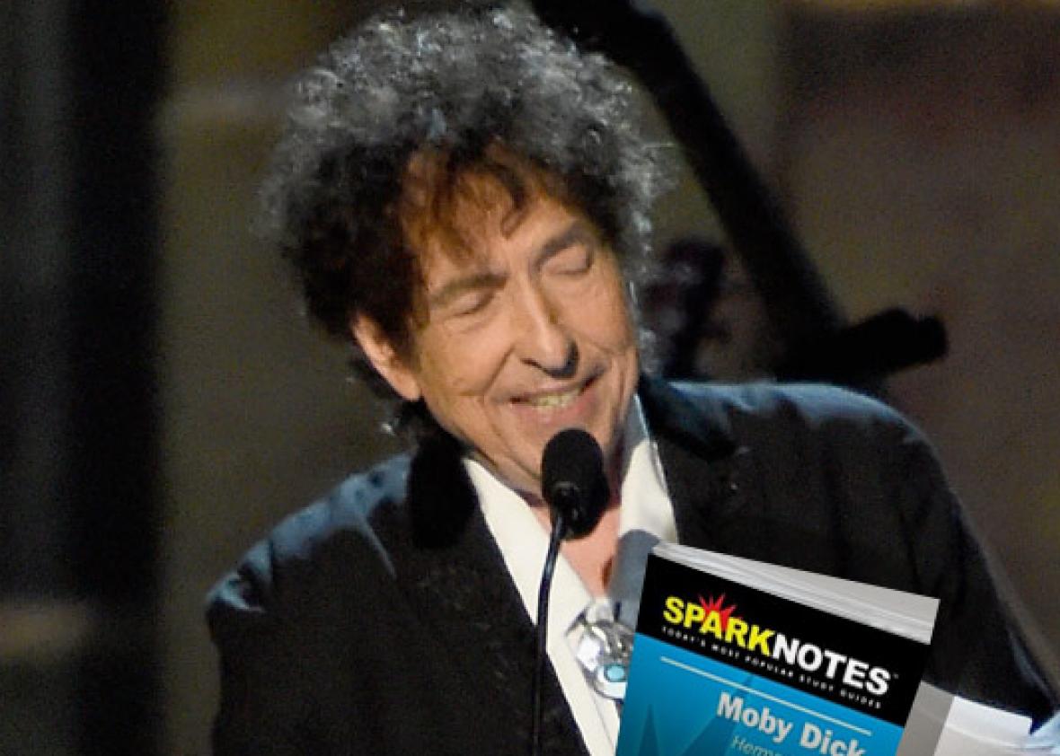 Did Bob Dylan crib his Nobel Prize lecture from SparkNotes?