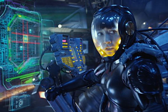 Rinko Kikuchi in Pacific Rim.