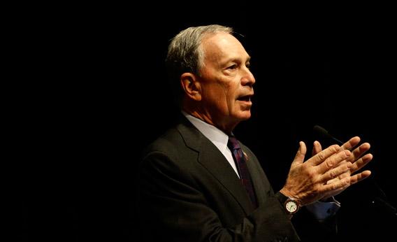 New York City Mayor Michael Bloomberg on January 14, 2013.