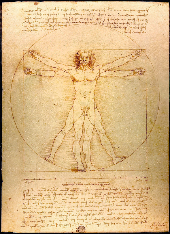 Vitruvian Man c. 1492.