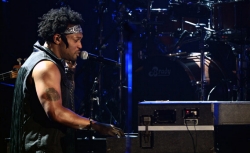 Singer D'Angelo performs onstage during the 2012 BET Awards at The Shrine Auditorium on July 1, 2012 in Los Angeles, California.