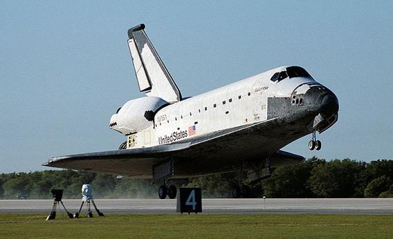 Space shuttle Columbia. 