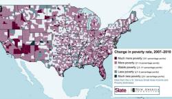 Screen capture of US Poverty Map 2012