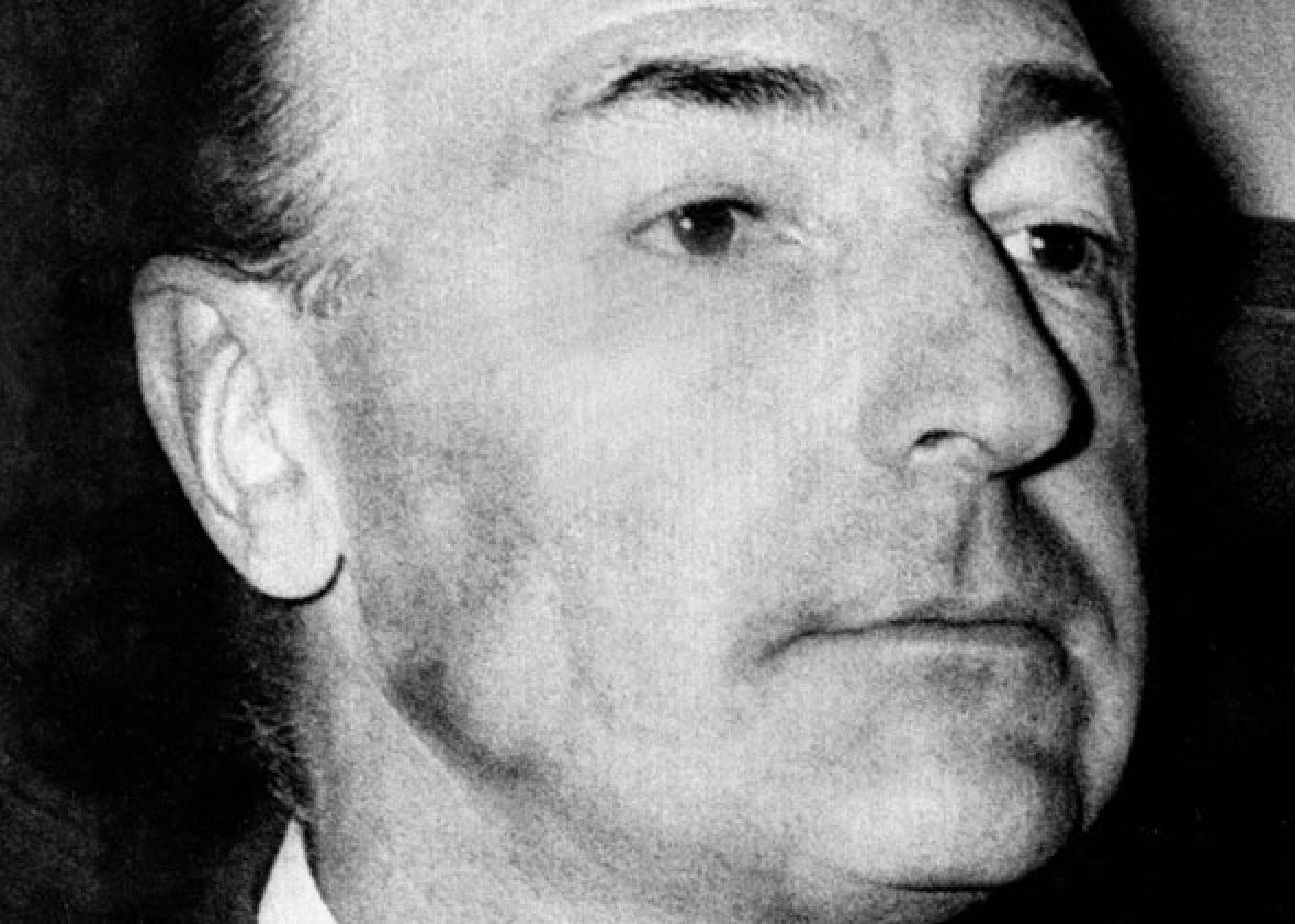Former British War State Secretary John Profumo who was at the centre of a Cold War sex and spying scandal that cost him his political career.