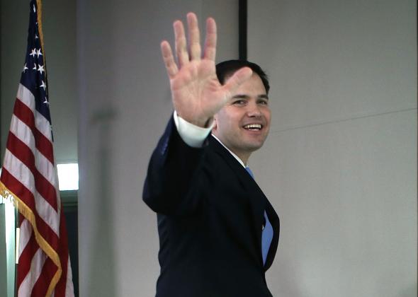 164232289-senator-marco-rubio-leaves-after-he-addressed-a-free