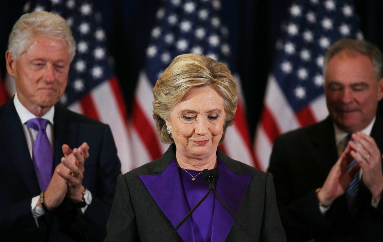 Hillary Clinton's concession speech.