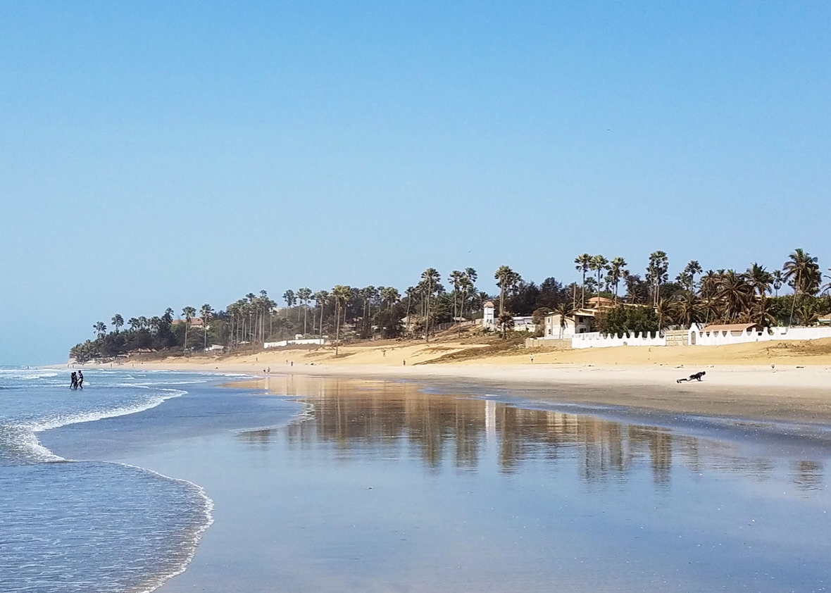 Paradise Beach, near the capital, Banjul.