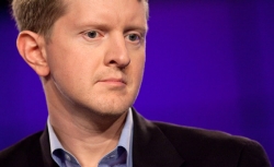 Contestant Ken Jennings attends a press conference to discuss the upcoming Man V. Machine 'Jeopardy!'.