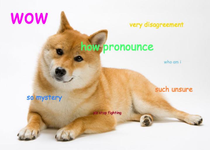 Doge pronunciation: How do you pronounce the name of the shibe doge meme.