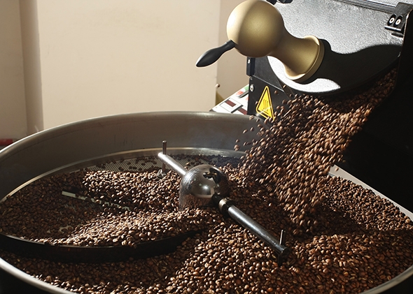 Freshly Roasted Coffee Beans