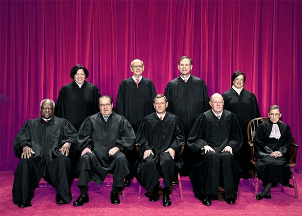 The Justices of the US Supreme Court.