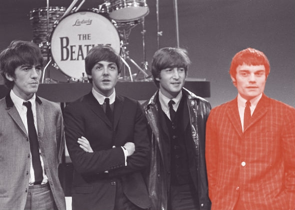 The Beatles with Jimmy Nicol in Hillegom, Holland, in 1964.