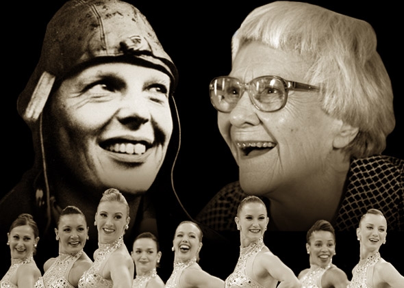 Amelia Earhart, Harper Lee, and the Rockettes.