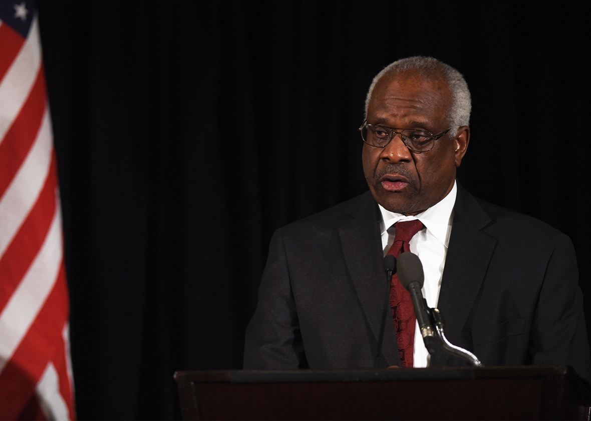 Justice Clarence Thomas.