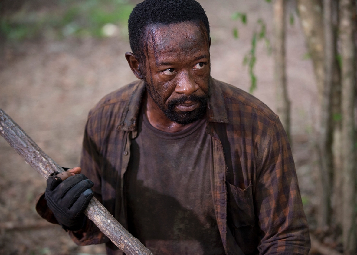 Lennie James as Morgan Jones in The Walking Dead.