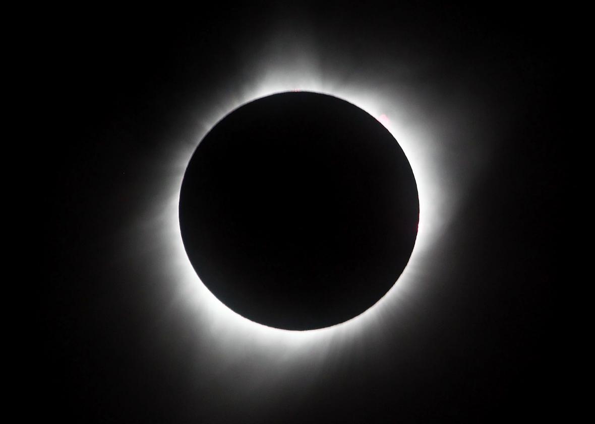 Full solar eclipse in Kansas