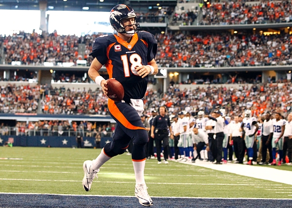 Denver Broncos quarterback Peyton Manning 