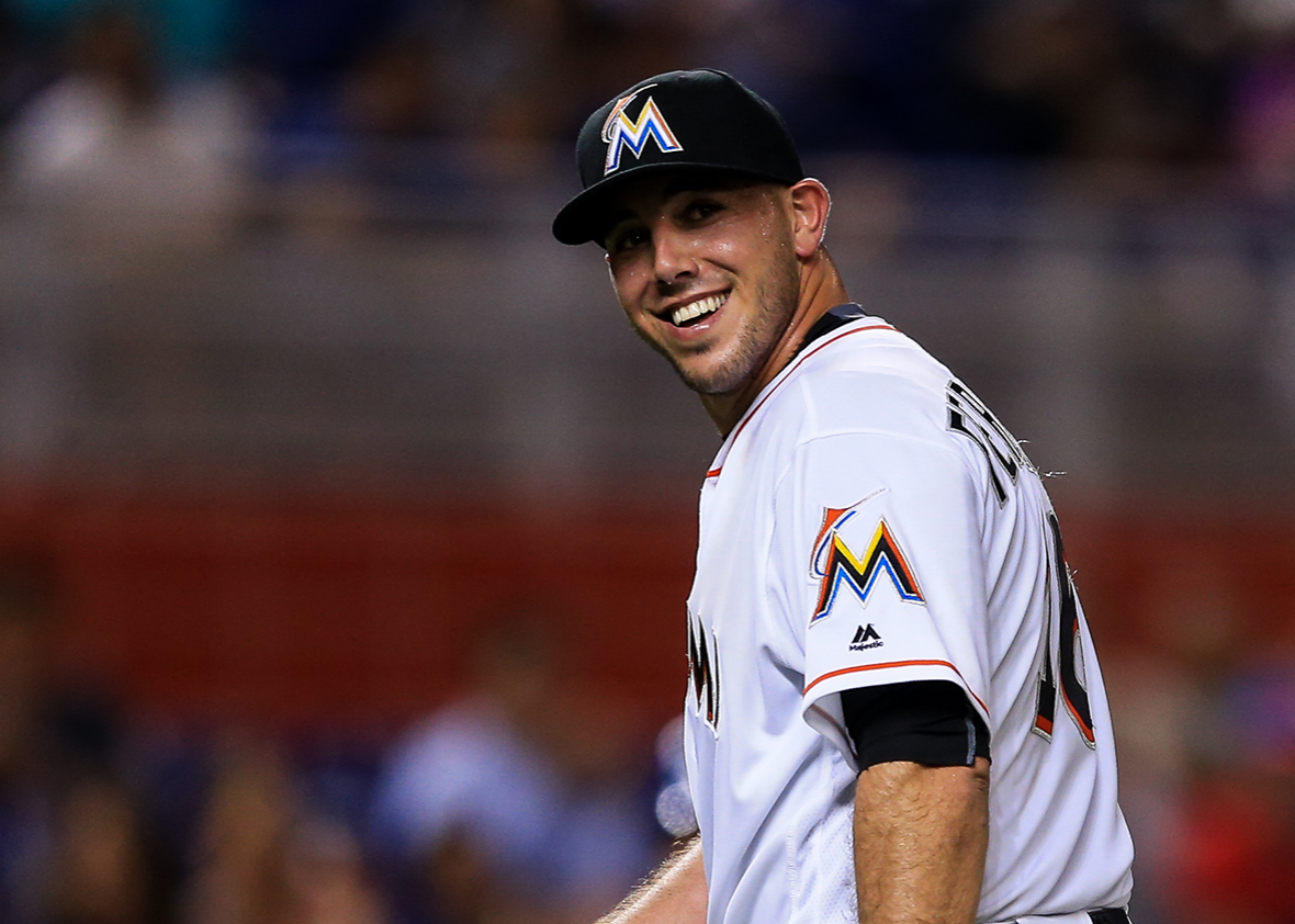 Marlins pitcher Jose Fernandez was the 