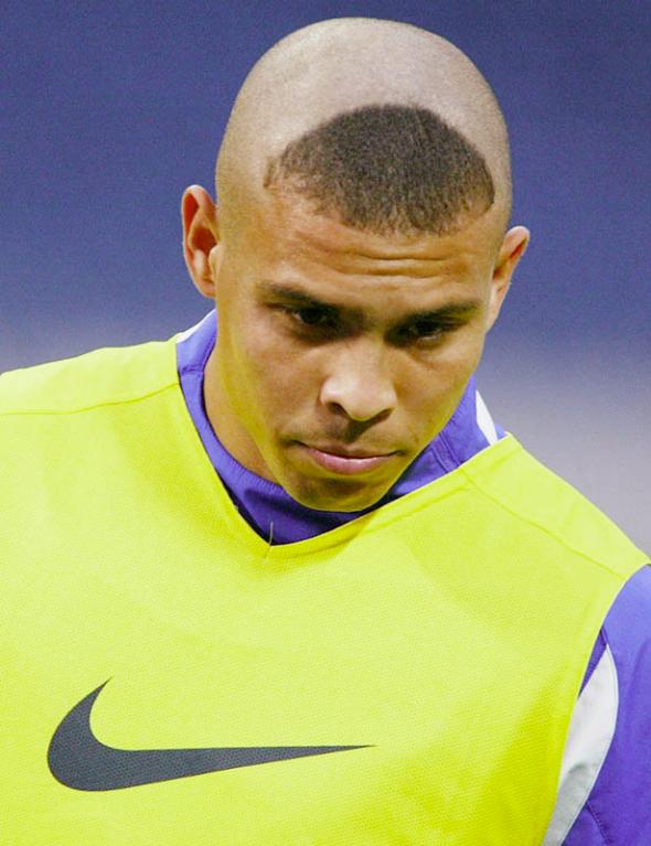 Ronaldo during the Japan-Korea World Cup in 2002. 