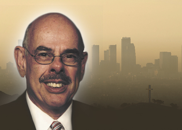Harry Waxman, overlooking Los Angeles Smog