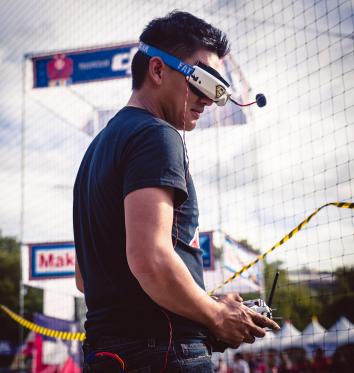 Ken Loo at the World Makerfaire in Sept. 27, 2015 in New York. 