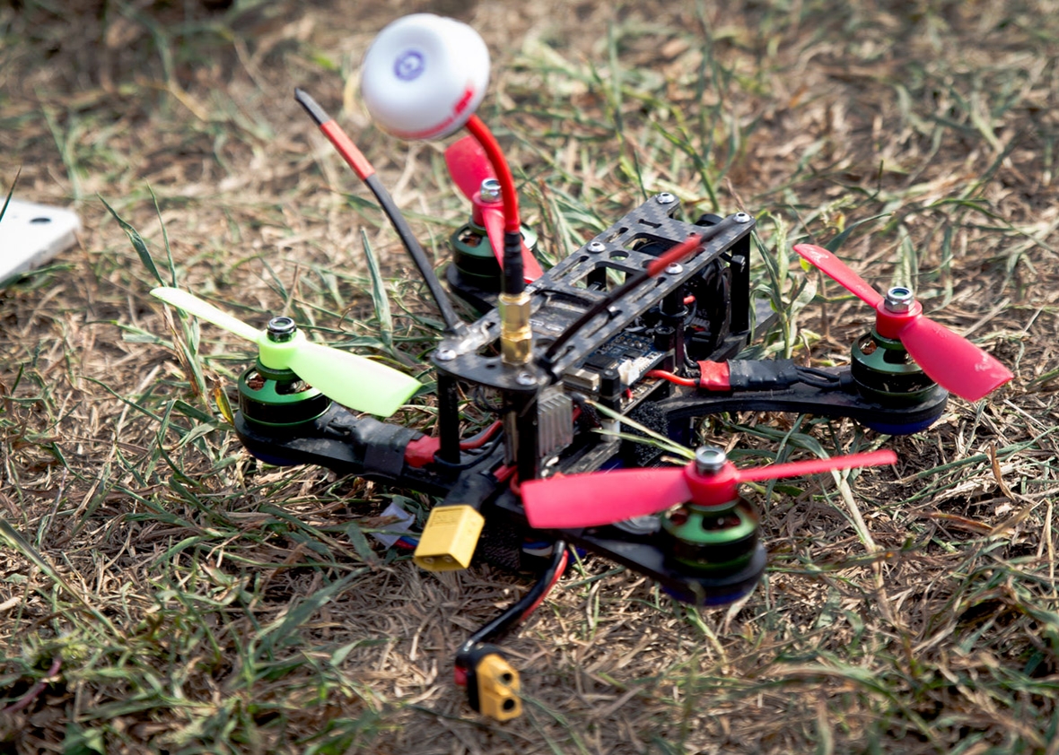 A mini drone at the World Makerfaire in Sept. 27, 2015 in New Yo