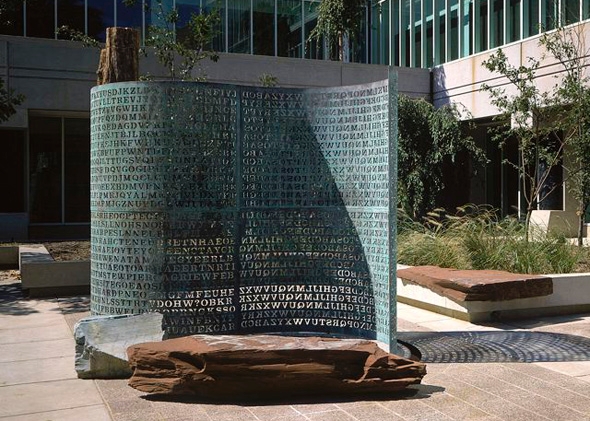 Photo by Jim Sanborn. Courtesy of Wikimedia Commons. Photo by Jim Sanborn. Courtesy of Wikimedia Commons.