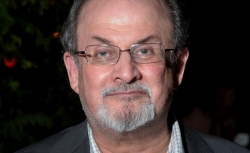 Writer Salman Rushdie attends the after party.